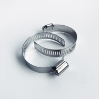 Collier de serrage en acier inoxydable de type américain pour câbles et flexibles