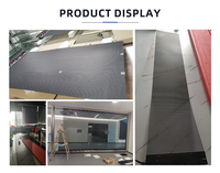 Pantalla LED de Cristal Flexible para Publicidad Invisible, Pantalla LED Transparente para Ventanas de Vidrio con Función de Animación