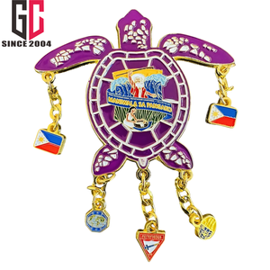 15 năm nhà máy tùy chỉnh tin rằng LỜI HỨA 2024 SDA con đường công cụ tìm Câu lạc bộ camporee kim loại men ve áo pins rùa 2025 - Product Image 5