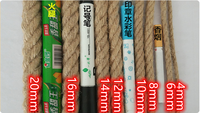 2mm 20mm jardin agricole corde de chanvre filet de jute filet de chanvre