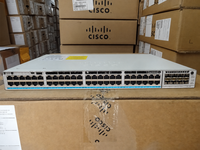 Switch Gigabit PoE Terkelola 48 Port C9300X 48TX, Dapat Ditumpuk, LACP QoS untuk Jaringan Akses Kampus Perusahaan