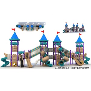 Trẻ Em <span class=keywords><strong>S</strong></span>ân Chơi Ngoài Trời Thiết Bị Đu Trượt Chơi Đặt Vườn Vui Chơi Giải Trí Công Viên Khu Vực Chơi Cho Trẻ Em - Product Image 2