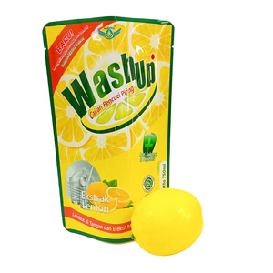 Bolsa de Plástico PE Blanca Resistente a Ácidos y Álcalis, con Cierre, Tipo Stand-up, Segura para Detergente Líquido Lavavajillas - Product Image 1