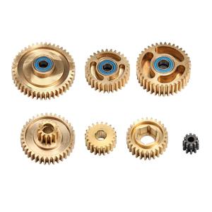 Juego de engranajes de transmisión de caja de cambios de metal para camión Tamiya 1/14 RC. Piezas de mejora, alta resistencia, ajuste de precisión, funcionamiento suave, ruido <span class=keywords><strong>Re</strong></span> - Product Image 2