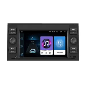 Автомагнитола 2 Din, 4 ядра, Android 11 Carplay, gps, DSP, мультимедиа для FORD FOCUS 2004-2008