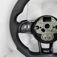 Volant en cuir pour Volkswagen VW Golf 6 GTI MK 6 MK 7 R Polo Passat Golf 7 Golf 7.5 R Volant de voiture de sport