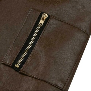 Men's Real Sheep Leather Thick Winter Motorcycle <b>Jacket</b>-Windproof Eco-Friendly & Plus Size - Product Image 4