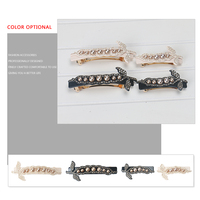 Barrette à cheveux fabriquée en France, série Pois dorés, accessoires pour cheveux pour femmes, grandes pinces à cheveux en perles