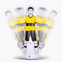 Football Football factice Portable pliable gonflable air corps factice en plastique gonflable Football gardien formation Mannequin