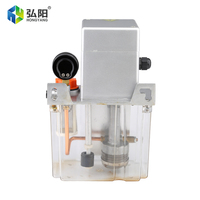 Pompa pelumas roda gigi HYCNC, pompa otomatis elektrik 220V 1L/1,5 l untuk mesin ukir CNC/mesin pemotong Laser