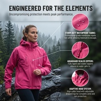 Veste d'extérieur longue à capuche en cuir double face, légère, imperméable, respirante, séchage rapide, coupe-vent, avec fermeture éclair intégrale