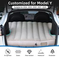 Matelas de camping portable auto-gonflant, matelas de couchage confortable pour voiture, matelas de camping pour Tesla Model Y 2024 2023 2022 2021