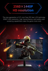 OEM chơi game <span class=keywords><strong>PC</strong></span> màn hình 27 inch HDR Frameless IPS màn hình phẳng 2560x1440 165Hz 180Hz chơi game màn hình 1ms 2K Màn hình máy tính hiển thị - Product Image 3