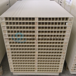 Jiuyixing hiện đại WPC bảng điều khiển cửa không thấm nước composite Polymer gỗ chưa hoàn thành bề mặt hướng dẫn sử dụng mở nội thất ứng dụng - Product Image 4