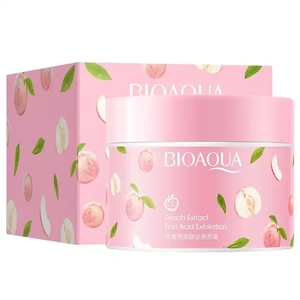 Gommage corporel et visage BIOAQUA en gros avec logo personnalisé, blanchissant et exfoliant à la pêche - Product Image 5