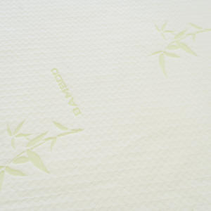 Kain matras rajut serat bambu, kain matras bisa dicuci dan bernapas tekstil rumah - Product Image 1