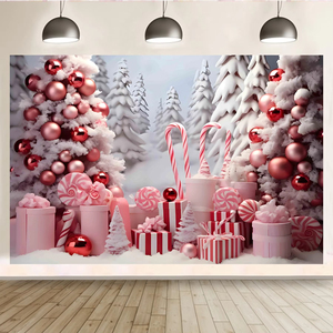 Bannière <span class=keywords><strong>de</strong></span> fête personnalisée Joyeux Noël à suspendre pour porte <span class=keywords><strong>de</strong></span> garage, <span class=keywords><strong>jardin</strong></span>, événement, décoration, affiche personnalisée - Product Image 1