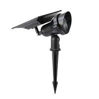 Lampe solaire en aluminium pour extérieur 5W, projecteur LED pour jardin, villa, parc communautaire, pelouse, cour, commande manuelle, IP55