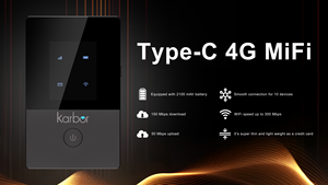 Enrutador Karbor 4G LTE 150Mbps Mini enrutador WiFi Tuf con ranura para <span class=keywords><strong>tarjeta</strong></span> SIM al aire libre móvil inalámbrico Wifi Hotspot - Product Image 6