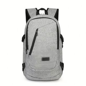Custom Logo Unisex <b>Black</b> Nylon Oxford Leather <b>Backpack</b> Bag Laptop <b>Backpack</b> Office <b>Backpack</b> for <b>Men</b> - Product Image 5