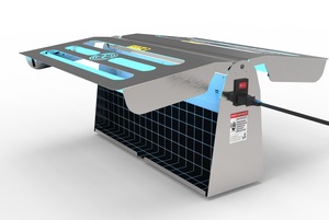 Trappola per Insetti UV in Acciaio Inox con Pannello Adesivo, Luce UV Elettrica per il Controllo di Zanzare e Parassiti Volanti in Interni - Product Image 2