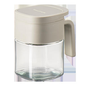 Juego de tarros de especias de vidrio Smartore, tamaño M, herméticos, con tapa de plástico para condimentos sólidos, almacenamiento de cocina - Product Image 2