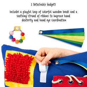 Alzheimers attività per gli adulti Fidget coperta sensoriale per gli adulti con demenza cuscino sensoriale per gli anziani autismo <span class=keywords><strong>Asperger</strong></span> - Product Image 5
