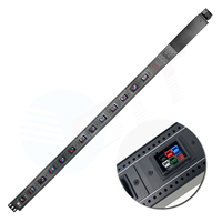Unidad de Distribución de Energía (PDU) Trifásica PA33 PA34 con Protector de Interruptor de 125A, 6 Pines, 12 Tomas de Corriente, Diseñada con Orificio de Refrigeración para S21 T21