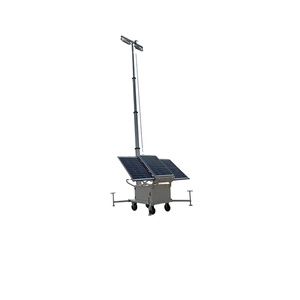 รถเข็นไฟ LED พลังงานแสงอาทิตย์แบบพกพา กันน้ำ IP65 เหมาะสำหรับงานอีเว้นท์ - Product Image 1