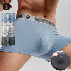 Haute qualité hommes Boxer sous-vêtements bref séchage rapide mouche poche respirant Sport Fitness Gym Micro Modal tissu boxeurs pour hommes - Product Image 1