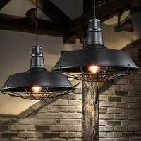 Lustre industriel vintage en aluminium noir mat pour salle à manger, cuisine, restaurant, luminaires suspendus, tailles 1.07