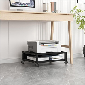 Support d'imprimante JH-Mech sur roulettes, support d'imprimante sous le bureau, design unique, robuste, multifonctionnel, pour <span class=keywords><strong>tablette</strong></span> et imprimante - Product Image 1