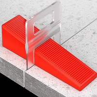 Clips de nivellement de carreaux en gros, système de nivellement de carreaux en plastique, clips et cales de nivellement pour carreaux de céramique, outils d'installation