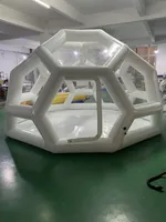 Usine Camping Tente Maison En Plein Air Bulle Tente Gonflable Transparent Dôme Clair Bulle Tente Maison pour le camping