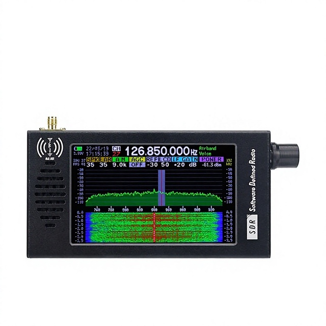 HAMGEEK DSP-01 SDR Radio Shortwave AM/SSB/WFM Digital FM Receiver Battery Powered Cross-Border Inquiry