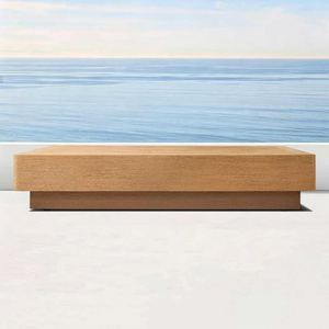 Cama de <span class=keywords><strong>Playa</strong></span> y Piscina, Tumbona de Lujo, Sillón de Exterior, Muebles de Jardín, Tumbona de Terraza para Villa, Tumbona de Teca Impermeable - Product Image 5
