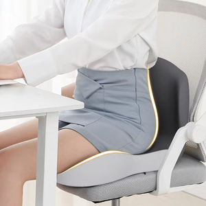 Ergonomic Seat Cushion with Backrest Support and Washable Non-Slip Office <b>Chair</b> <b>Pad</b> for Hip and Waist Comfort Home & Office Use - Product Image 5