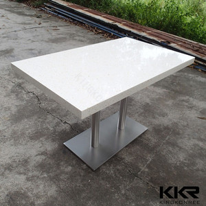 Diseño especial de la Mesa de piedra, sillas y mesas <span class=keywords><strong>restaurante</strong></span> sólido superficie de la Mesa de - Product Image 3