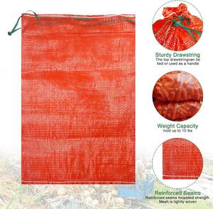 Bolsas de malla reutilizables para cebollas, frutas y verduras con cordón, ideales para cebollas, patatas, cítricos y cangrejos de río. - Product Image 3