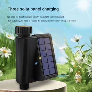 WiFi App Controlled Smart Home Timing Irrigation Water Valve Graffiti Solar Powered Drip Irrigation Pipe Garden Water <b>Timer</b> - Product Image 3