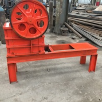 Sales service provided pneumatic mobile small jaw crusher 250x400 machine for cement