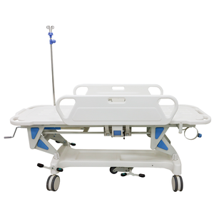 YXZ-E-1 의료용 접이식 조절 가능 구급 환자 이송 응급 침대 병원 들것 트롤리 - Product Image 2