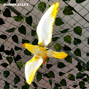 Momovalley Usine De Noël Led Éclairage Décoratif ABS 12V 75cm Multi Sound Bird Device Oiseau Volant Colombes Sculptures de Paix - Product Image 5
