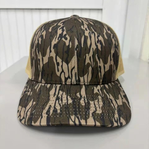 Gorra Trucker de Camuflaje con Logotipo Bordado Personalizado, Malla Trasera Ajustable, para Caza al Aire Libre y Ropa Urbana, OEM Vietnam - Product Image 1