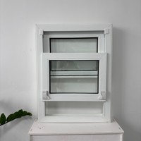 Fenêtre à guillotine simple en vinyle à haute efficacité énergétique, profil multi-chambres isolé thermiquement, option ENERGY STAR pour appartement