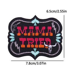 Écussons brodés Chenying Cowgirl, motif dessin animé pour chapeaux, bottes, vêtements en jean, accessoires - Fil à broder DIY - Product Image 6