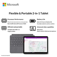Microsoft Surface Go 4 Nouvelle tablette 2-en-1 Ordinateur portable Processeur Intel Wi-Fi pour les étudiants Cours en ligne Windows 11 Édition commerciale