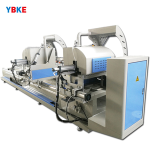 Sierra de Corte de Doble Cabezal Controlada por PLC con Rodamientos Motorizados para Máquinas de PVC/UPVC y Aluminio - Product Image 2