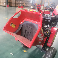 TUV Rheinland CE approuvé domestique 15HP Loncin/Ducar moteur à essence déchiqueteuse lames broyeur bois Chippe Machine bois déchiqueteuse