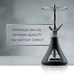 Chicha Steamulation allemande de haute qualité en acier inoxydable 304, modèle S4, fabriquée en usine, chicha de luxe allemande - Product Image 1